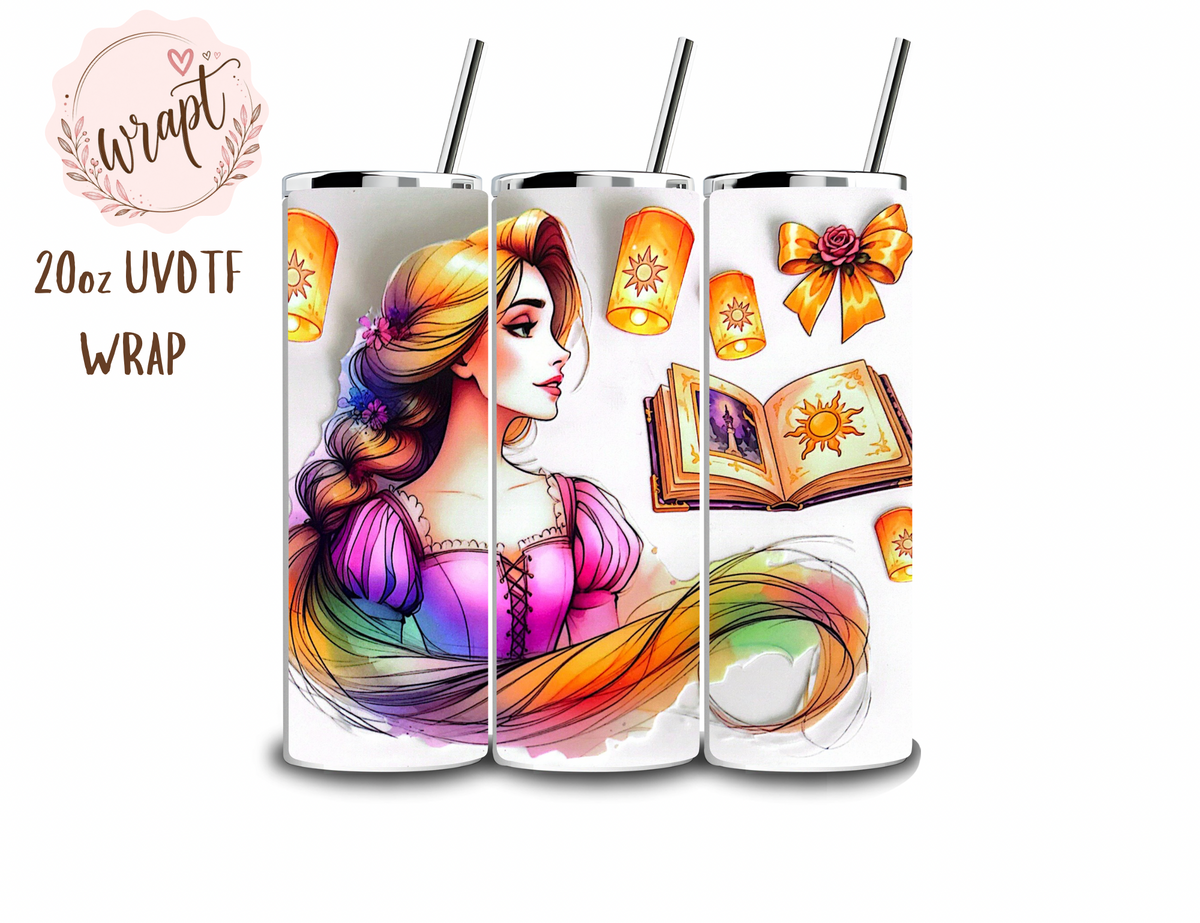 20oz UV DTF Wrap - D124