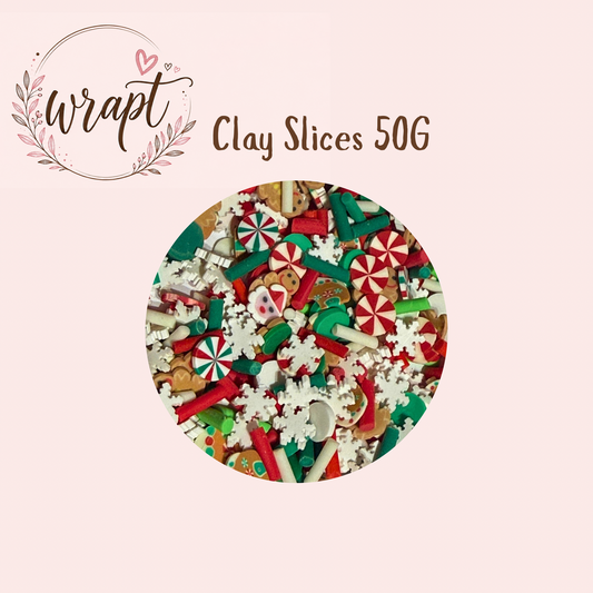 Polymer Clay Slices 50G - Christmas mix 2