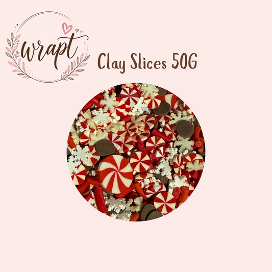 Polymer Clay Slices 50G - Christmas mix3 y)