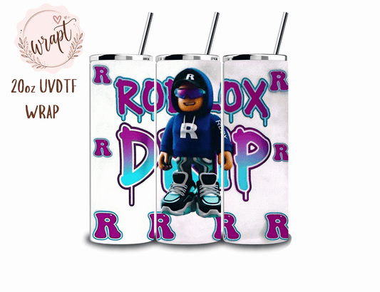 20oz UV DTF Wrap - D285