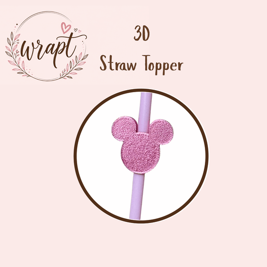 3D Topper  -Mouse Pink